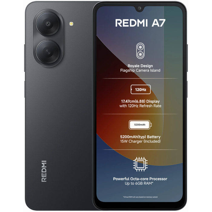 Redmi A7, 3/64GB, Black
