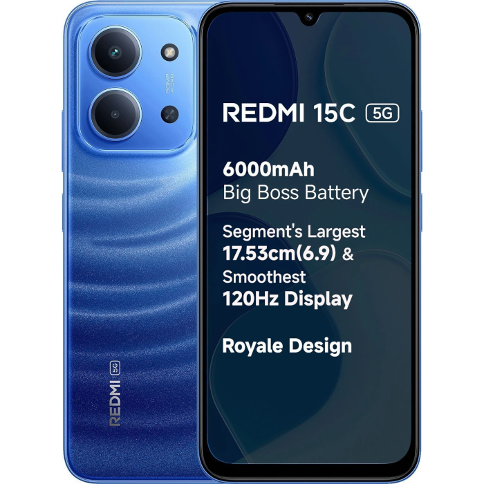 Redmi 15C 5G, 8/128GB, Moonlight Blue